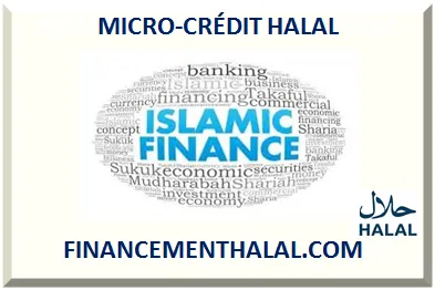 MICRO-CRÉDIT ISLAMIQUE SANS INTÉRÊT